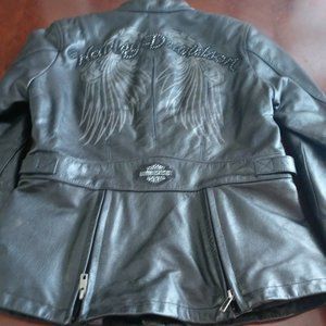 HARLEY DAVIDSON WICKED RHINESTONES LEATHER JACKET